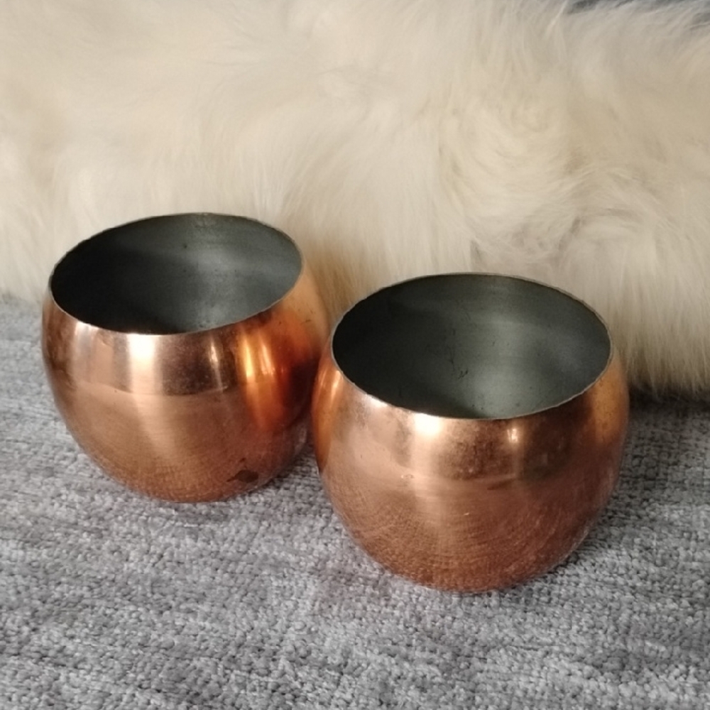 Copper Finish Decorative Bowls